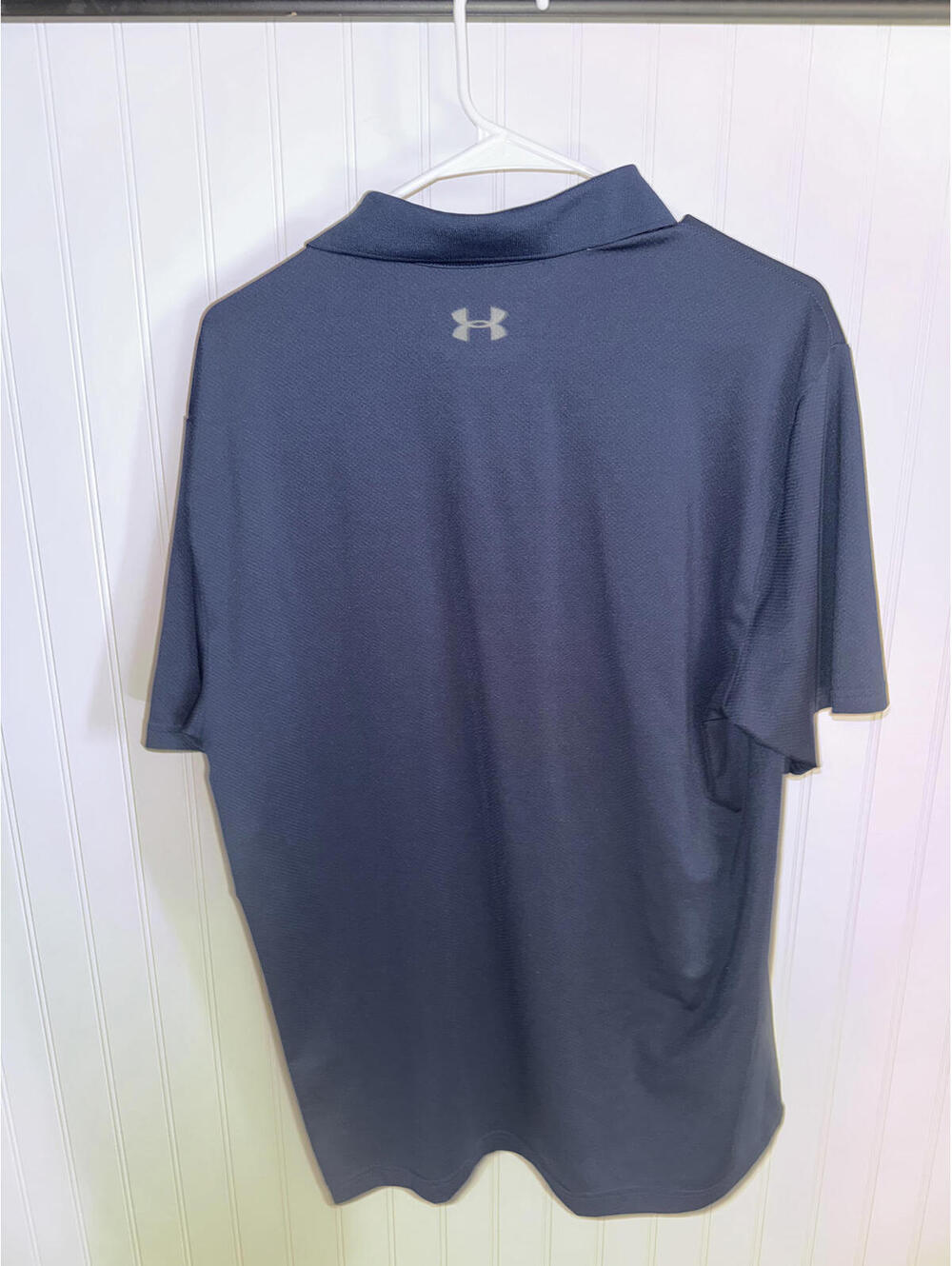 Under Armour Performance Polo Shirt LG Navy Blue - Picture 2 of 3